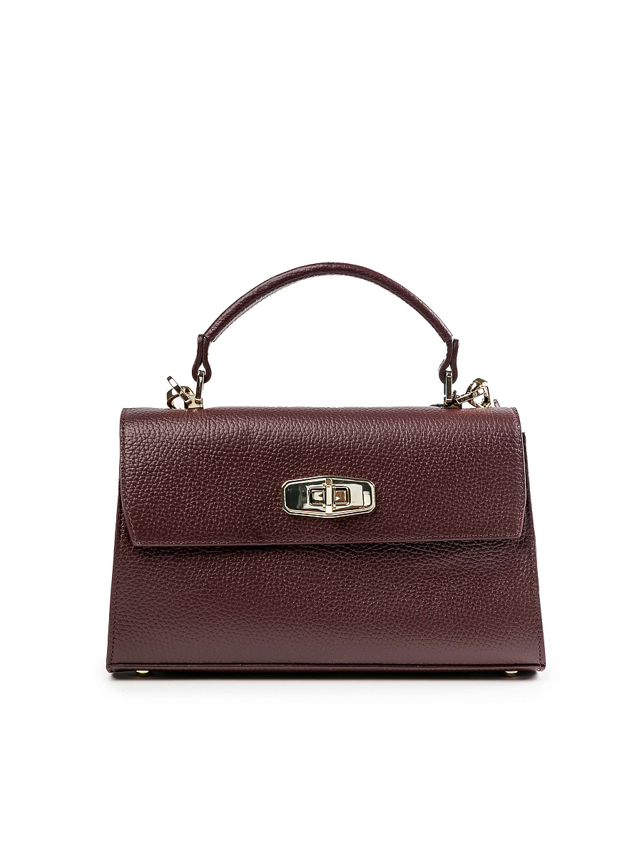 Женская сумка Dr.Koffer из натуральной кожи фиолетовая