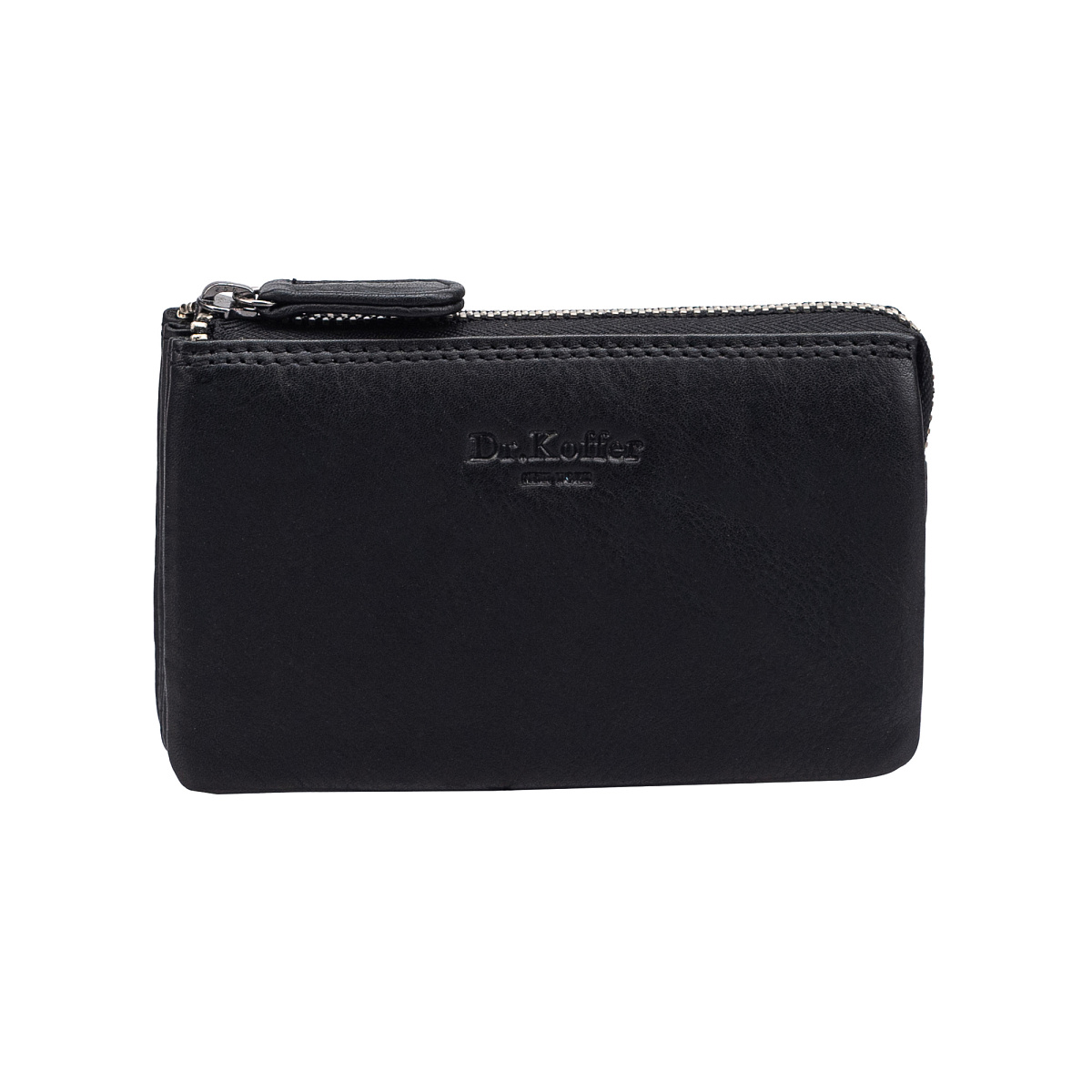 Ключница Dr.Koffer из натуральной кожи черная