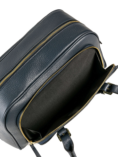 Женская сумка Dr. Koffer из натуральной кожи синяя