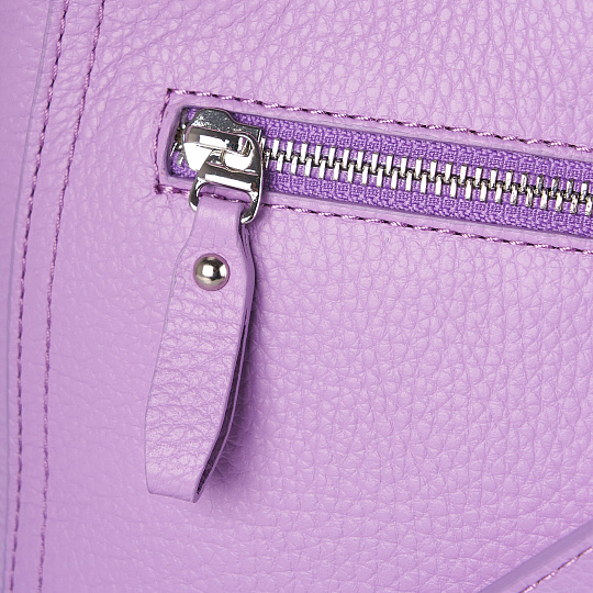 Женская сумка Dr. Koffer из натуральной кожи розовая