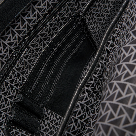 Портфель Dr.Koffer из натуральной кожи черный