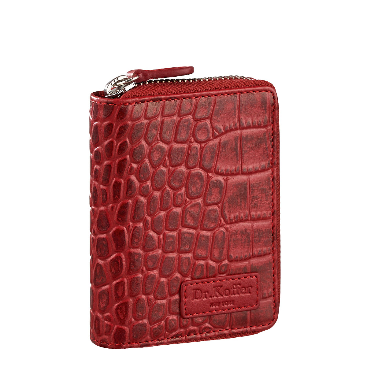 Ключница Dr.Koffer из натуральной кожи красная