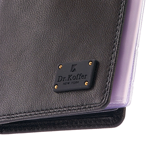 Обложка для паспорта/автодок из натуральной кожи Dr. Koffer