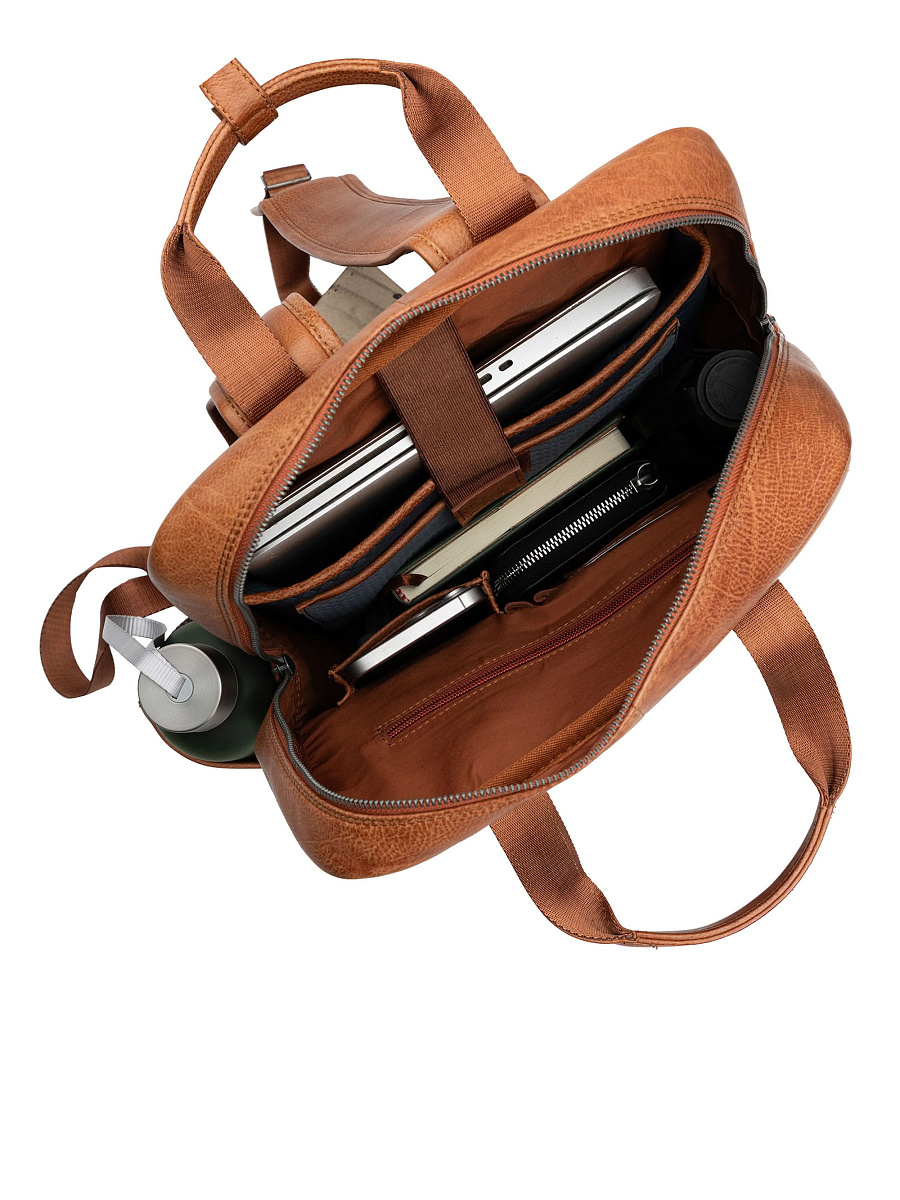 Рюкзак Dr. Koffer из натуральной кожи светло-коричневый