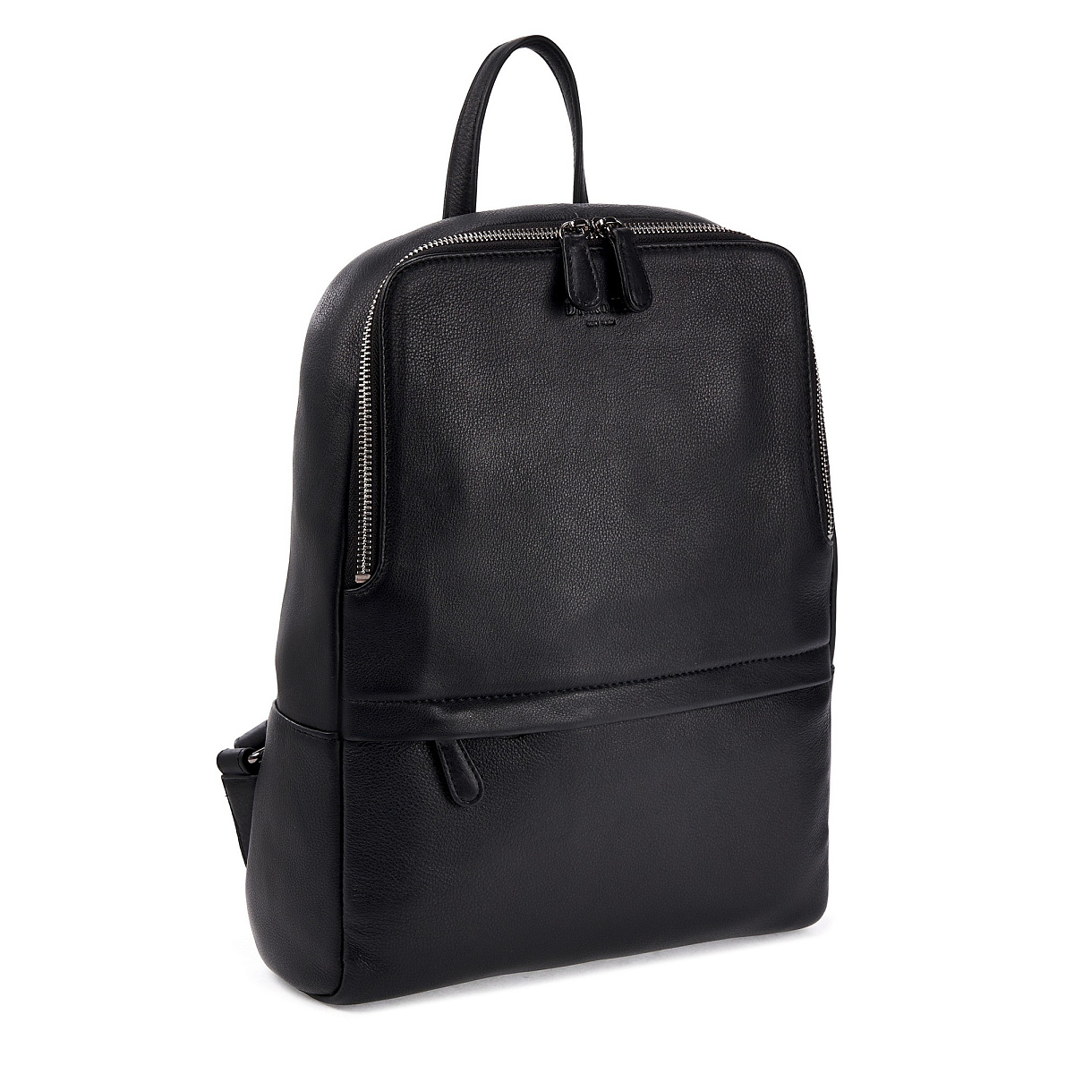 Рюкзак Dr.Koffer из натуральной кожи черный