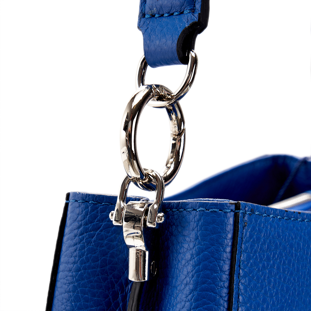 Женская сумка Dr. Koffer из натуральной кожи синяя