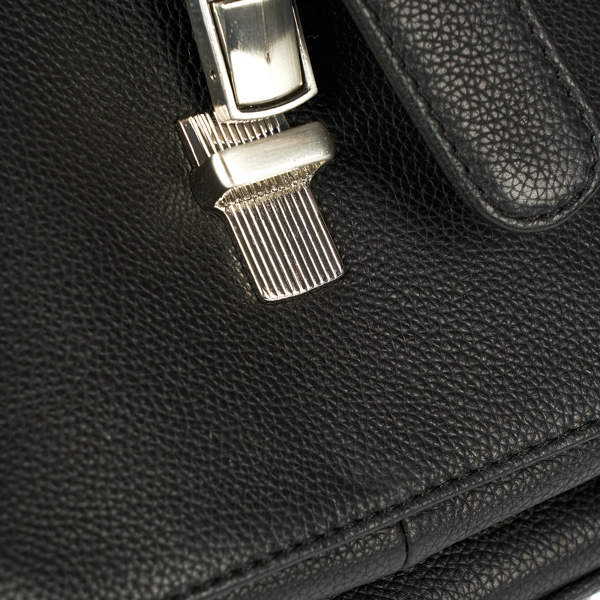 Портфель Dr.Koffer из натуральной кожи черный