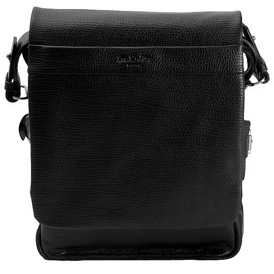 Сумка через плечо Dr.Koffer из натуральной кожи черная