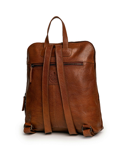 Рюкзак Dr.Koffer из натуральной кожи коричневый