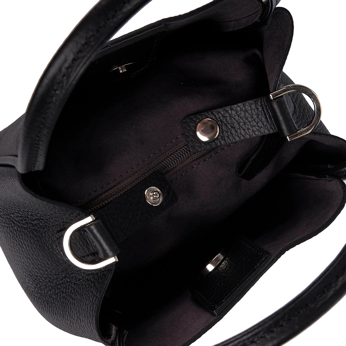 Женская сумка Dr. Koffer из натуральной кожи черная