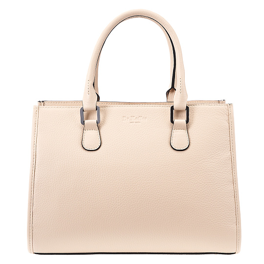 Женская сумка Dr. Koffer из натуральной кожи бежевая