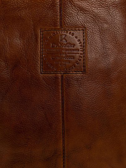 Рюкзак Dr.Koffer из натуральной кожи коричневый