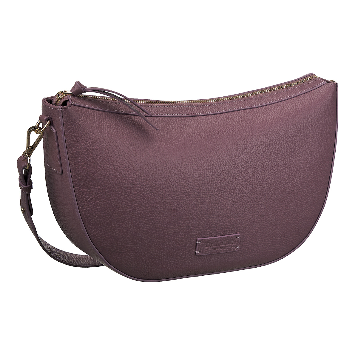 Женская сумка  Dr. Koffer из натуральной кожи фиолетовая