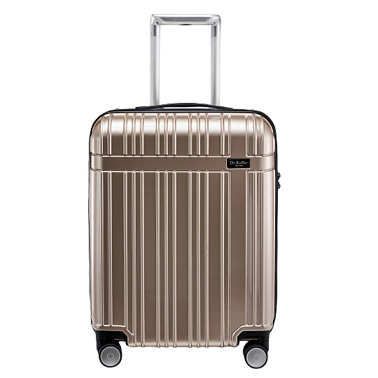 Чемодан на колесах S Dr.Koffer АБС (abs) пластик золото