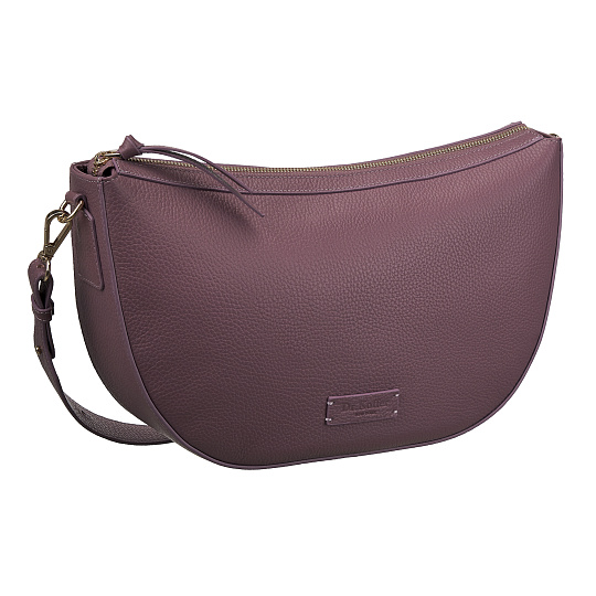 Женская сумка  Dr. Koffer из натуральной кожи фиолетовая