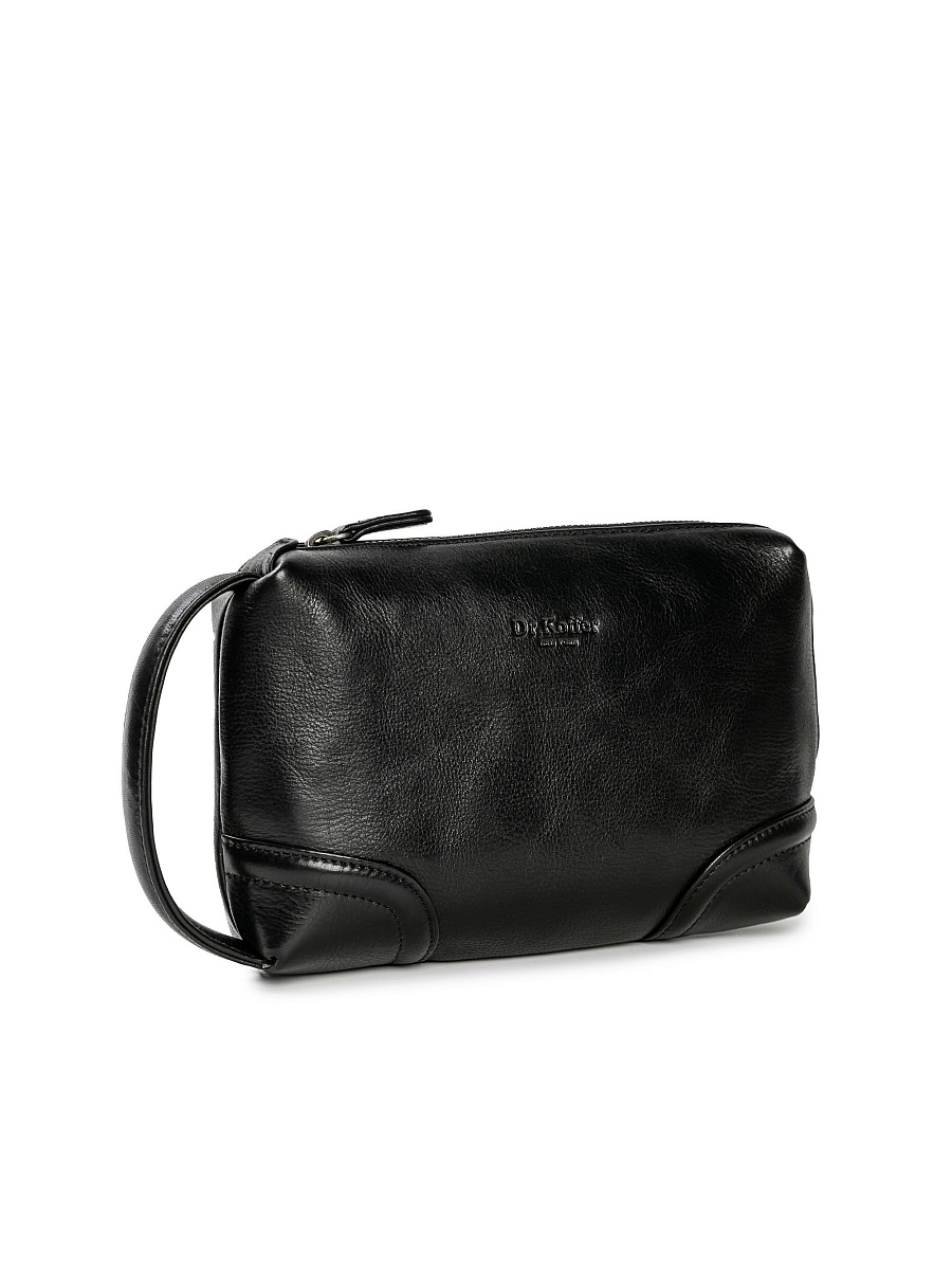 Сумка-визитка Dr. Koffer из натуральной кожи черная