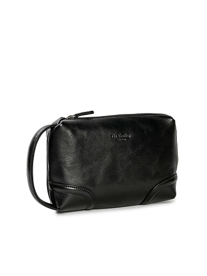 Сумка-визитка Dr. Koffer из натуральной кожи черная