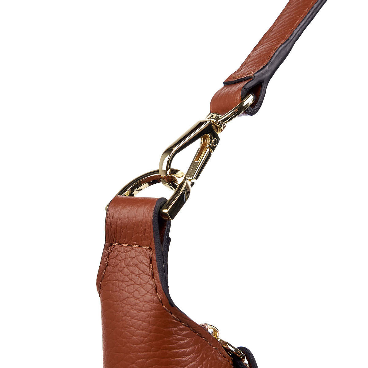 Женская сумка Dr. Koffer из натуральной кожи коричневая