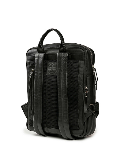 Рюкзак Dr.Koffer из натуральной кожи черный