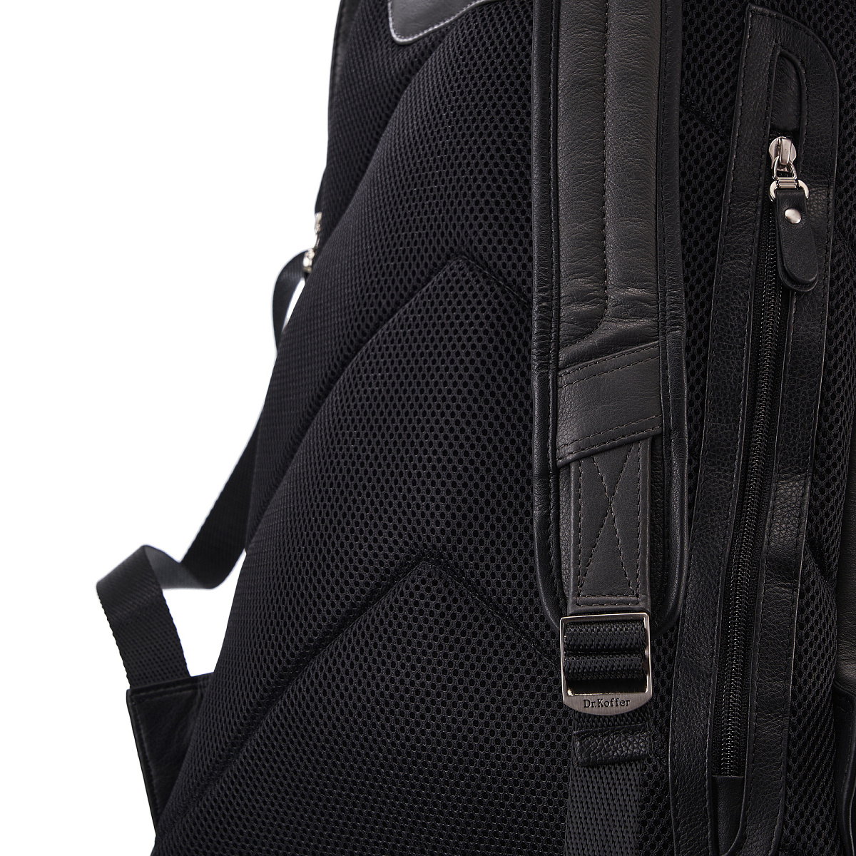Рюкзак Dr.Koffer из натуральной кожи серый