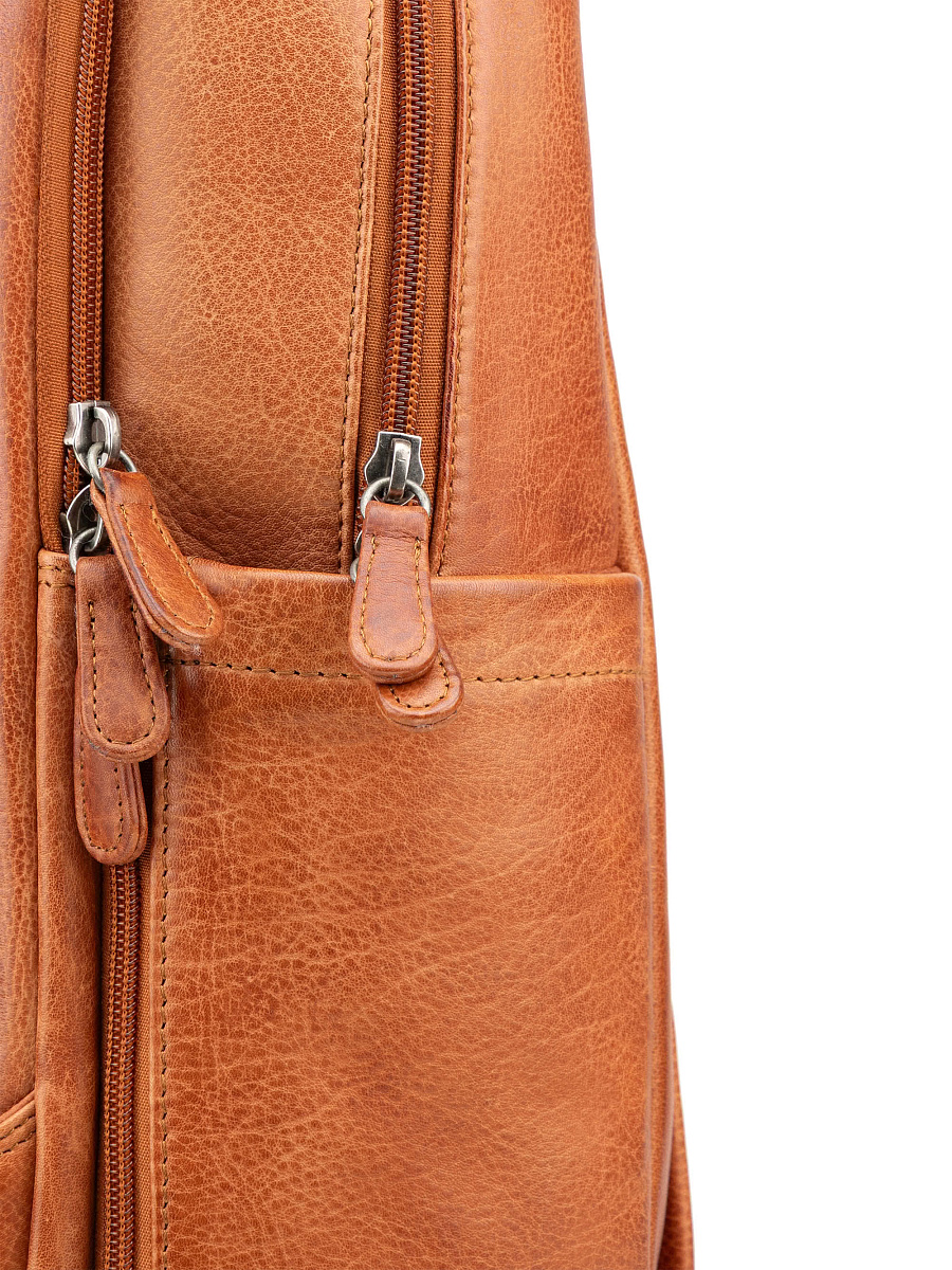 Рюкзак Dr. Koffer из натуральной кожи светло-коричневый
