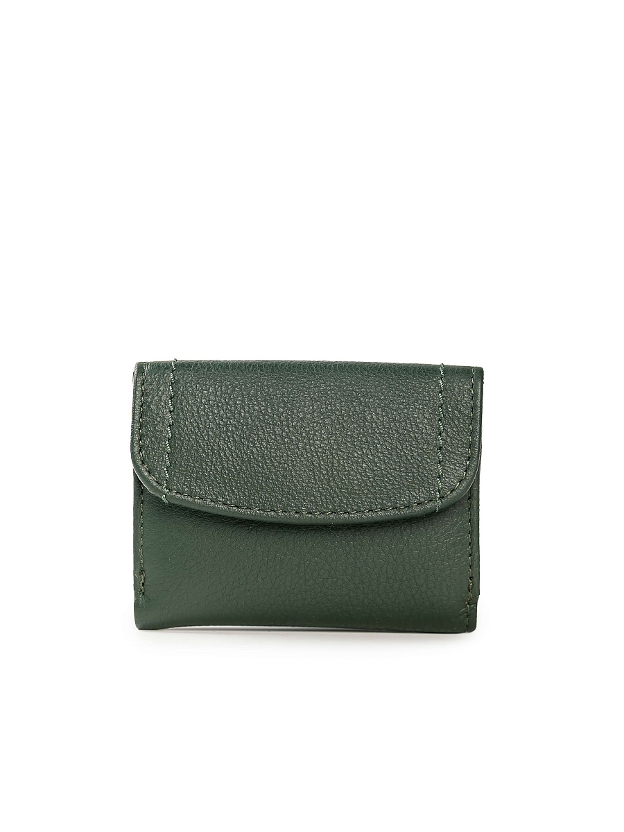 Портмоне Dr.Koffer из натуральной кожи зеленое