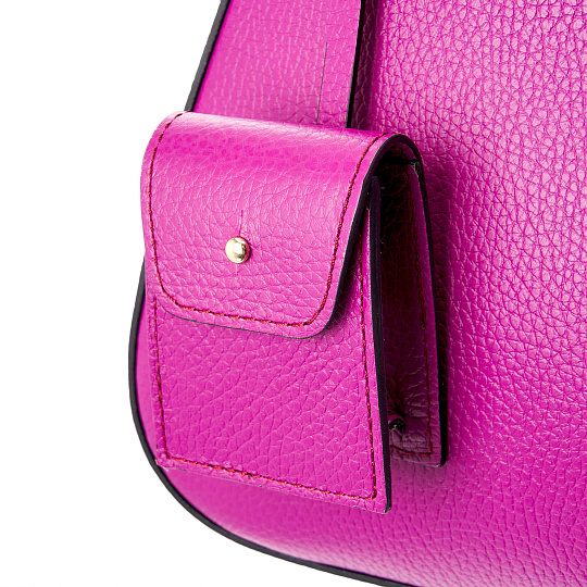 Женская сумка Dr. Koffer из натуральной кожи розовая