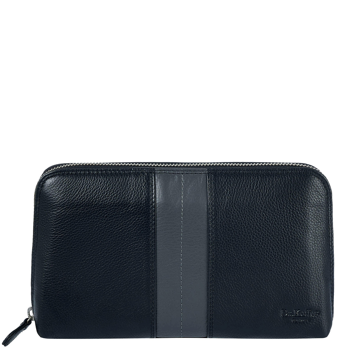 Сумка барсетка из натуральной кожи Dr. Koffer черная