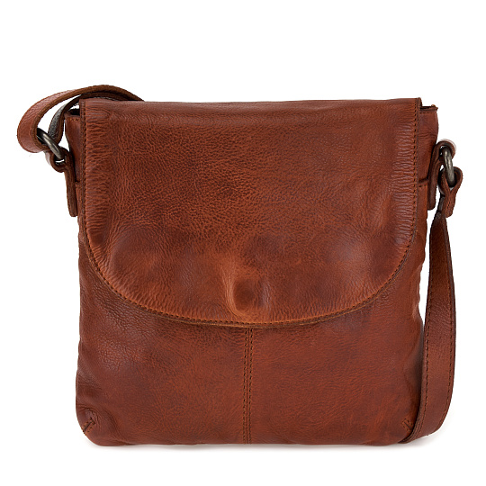 Сумка через плечо Dr.Koffer из натуральной кожи коричневая