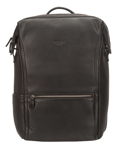 Рюкзак Dr. Koffer из натуральной кожи черный