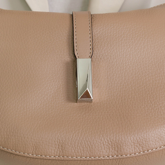 Женская сумка Dr. Koffer из натуральной кожи коричневая