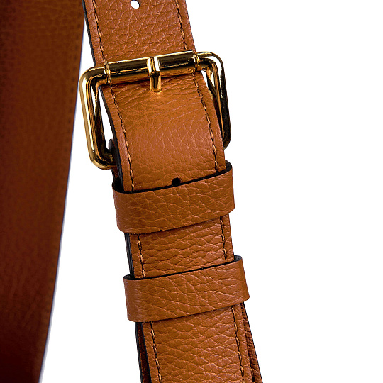 Женская сумка Dr. Koffer из натуральной кожи коричневая