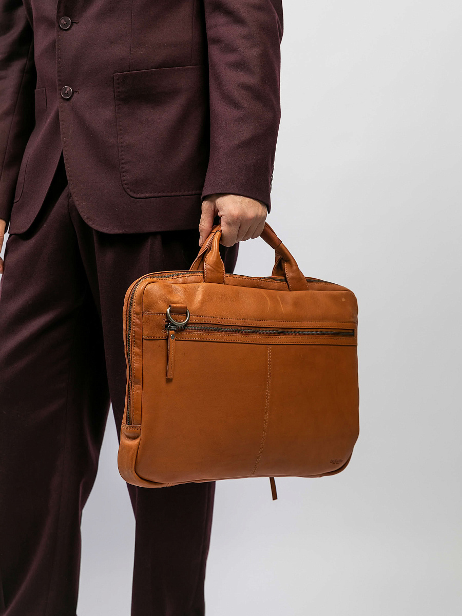 Сумка для документов Dr.Koffer из натуральной кожи