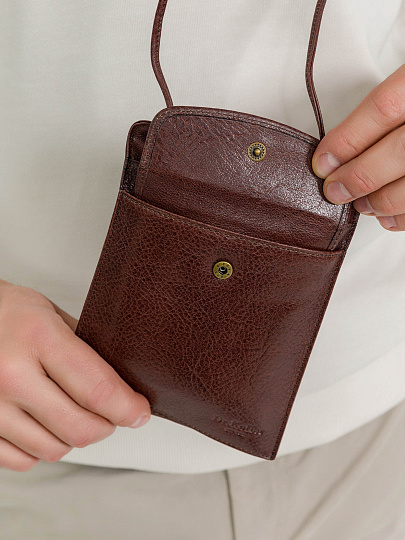 Нагрудный кошелек дорожный Dr.Koffer из натуральной кожи