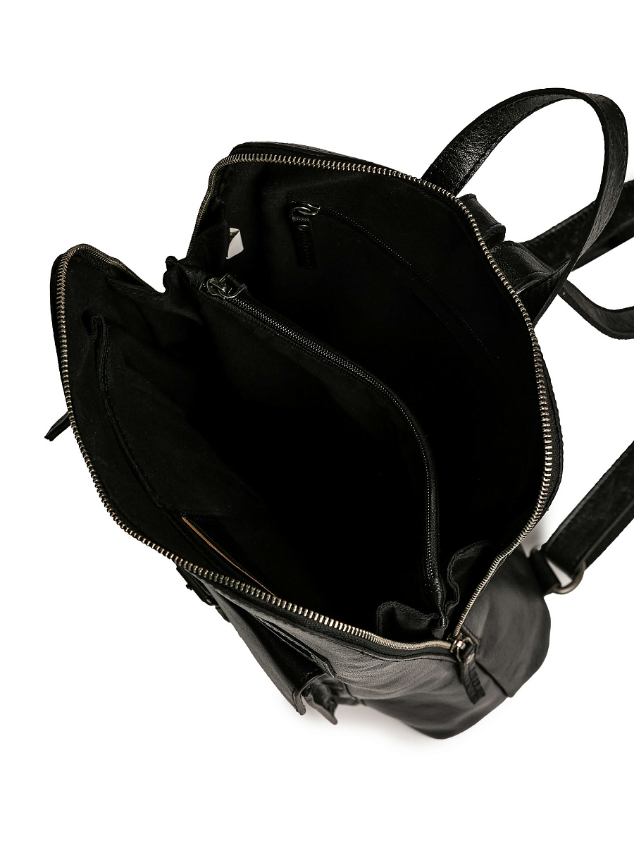 Рюкзак Dr.Koffer из натуральной кожи черный