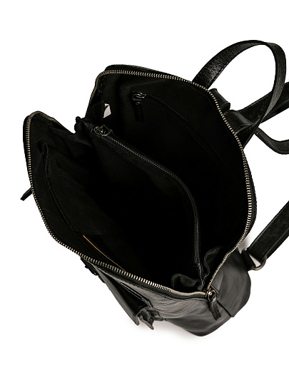 Рюкзак Dr.Koffer из натуральной кожи черный