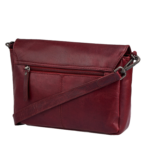 Женская сумка Dr. Koffer из натуральной кожи бордовая