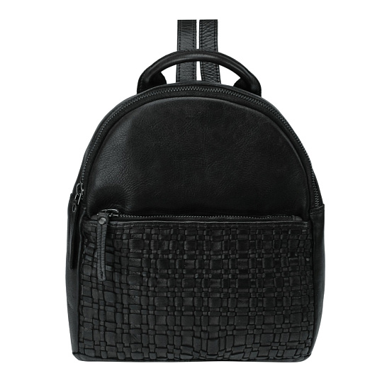 Рюкзак Dr.Koffer из натуральной кожи черный