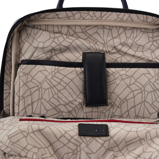 Рюкзак Dr.Koffer из натуральной кожи синий