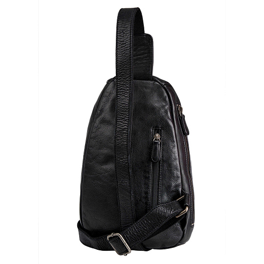 Рюкзак Dr.Koffer из натуральной кожи черный