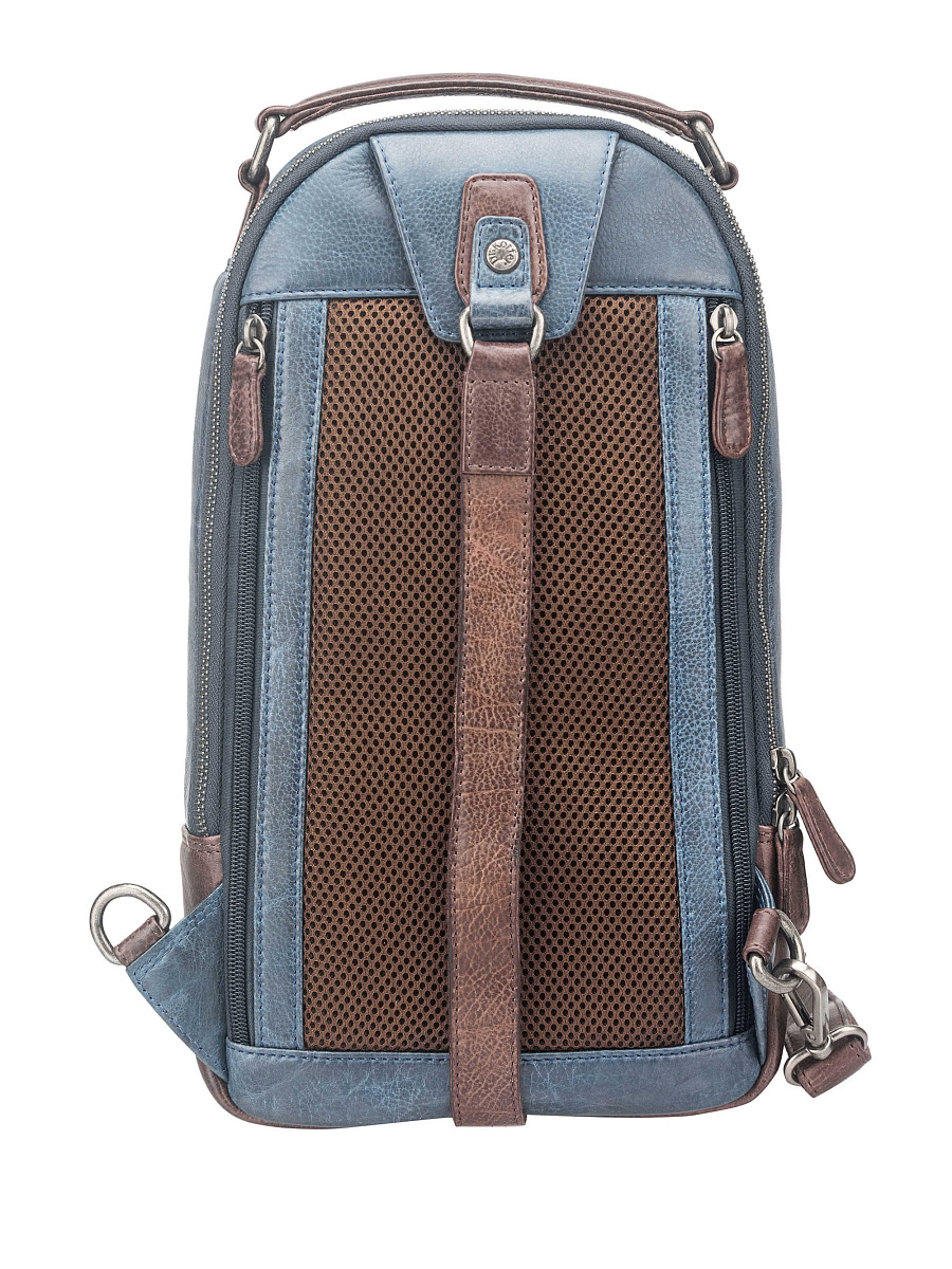Рюкзак Dr. Koffer из натуральной кожи синий