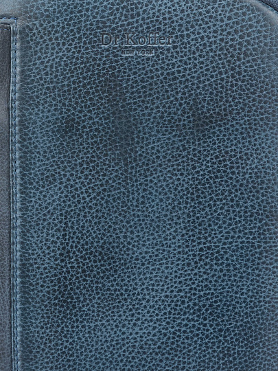 Рюкзак Dr. Koffer из натуральной кожи синий