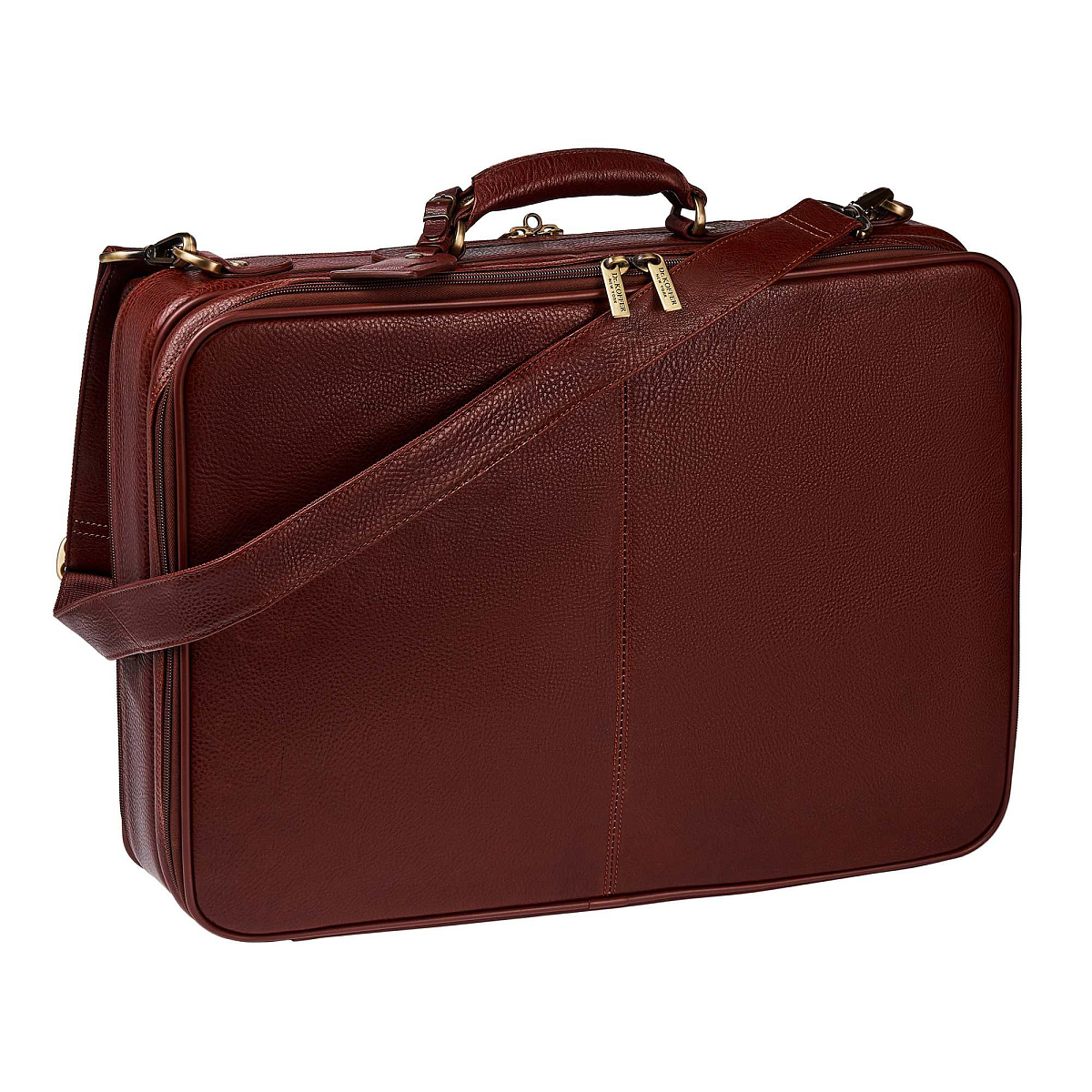 Сумка дорожная портплед Dr.Koffer из натуральной кожи