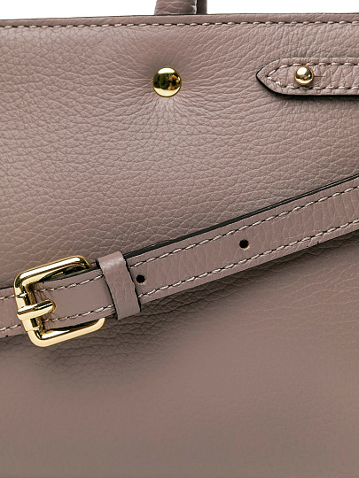 Женская сумка Dr.Koffer из натуральной кожи пыльная роза