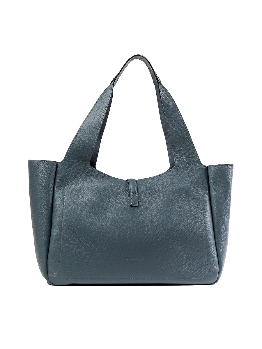 Женская сумка Dr.Koffer из натуральной кожи синяя