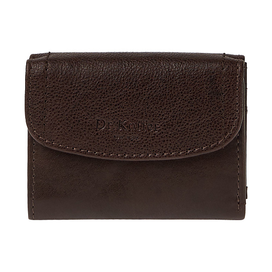 Портмоне Dr.Koffer из натуральной кожи коричневое