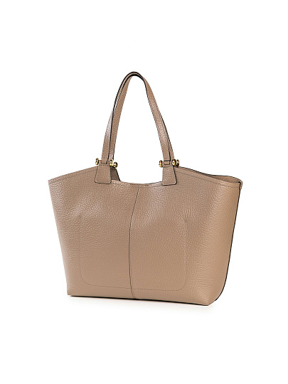 Женская сумка Dr. Koffer из натуральной кожи коричневая