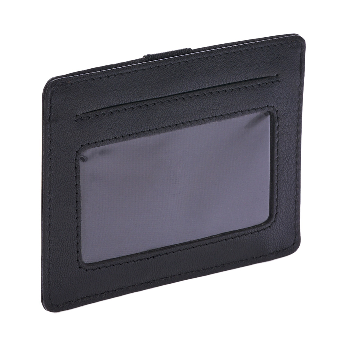 Кредитница Dr.Koffer из натуральной кожи черная