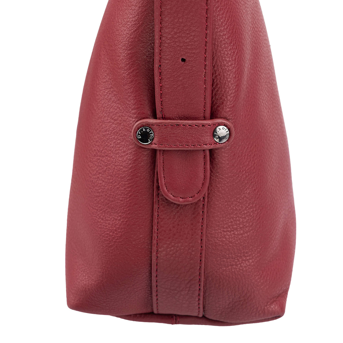 Женская сумка Dr.Koffer из натуральной кожи бордовая