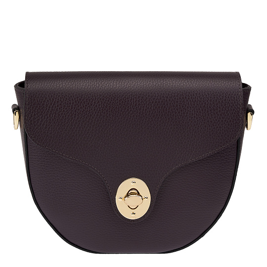 Женская сумка Dr. Koffer из натуральной кожи фиолетовая